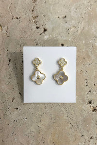 Dangle Clover Earrings