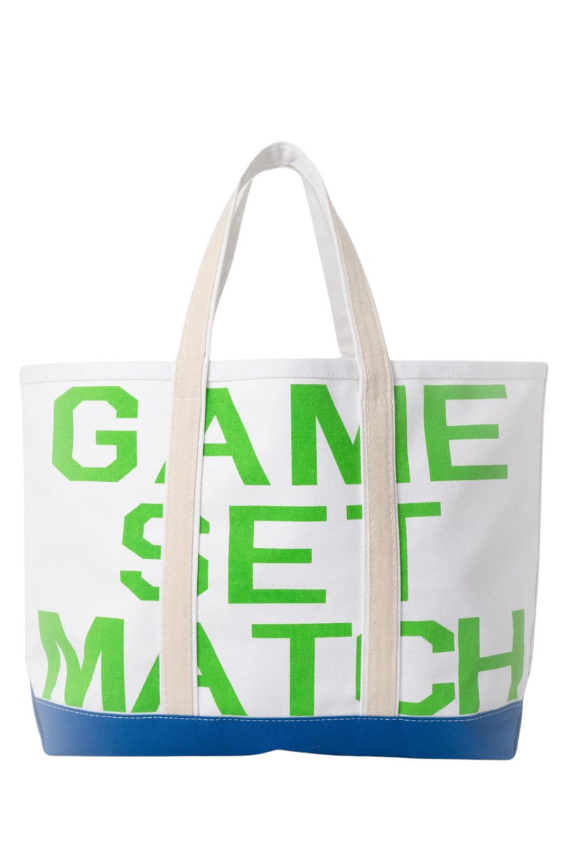 Game Set Match Tote Bag