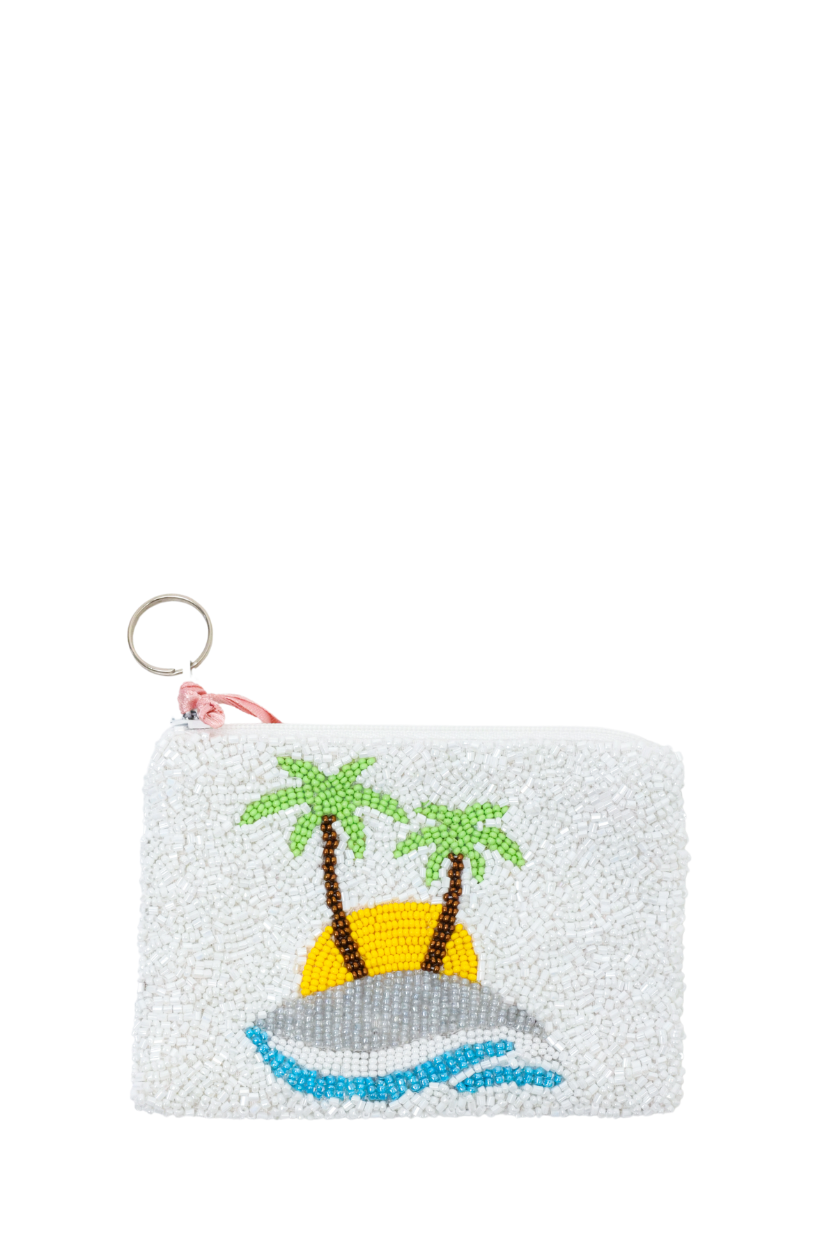 Beach Beaded Coin Purse