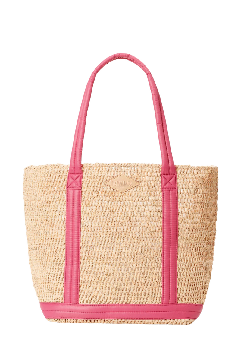 MZ Wallace Medium Raffia Tote