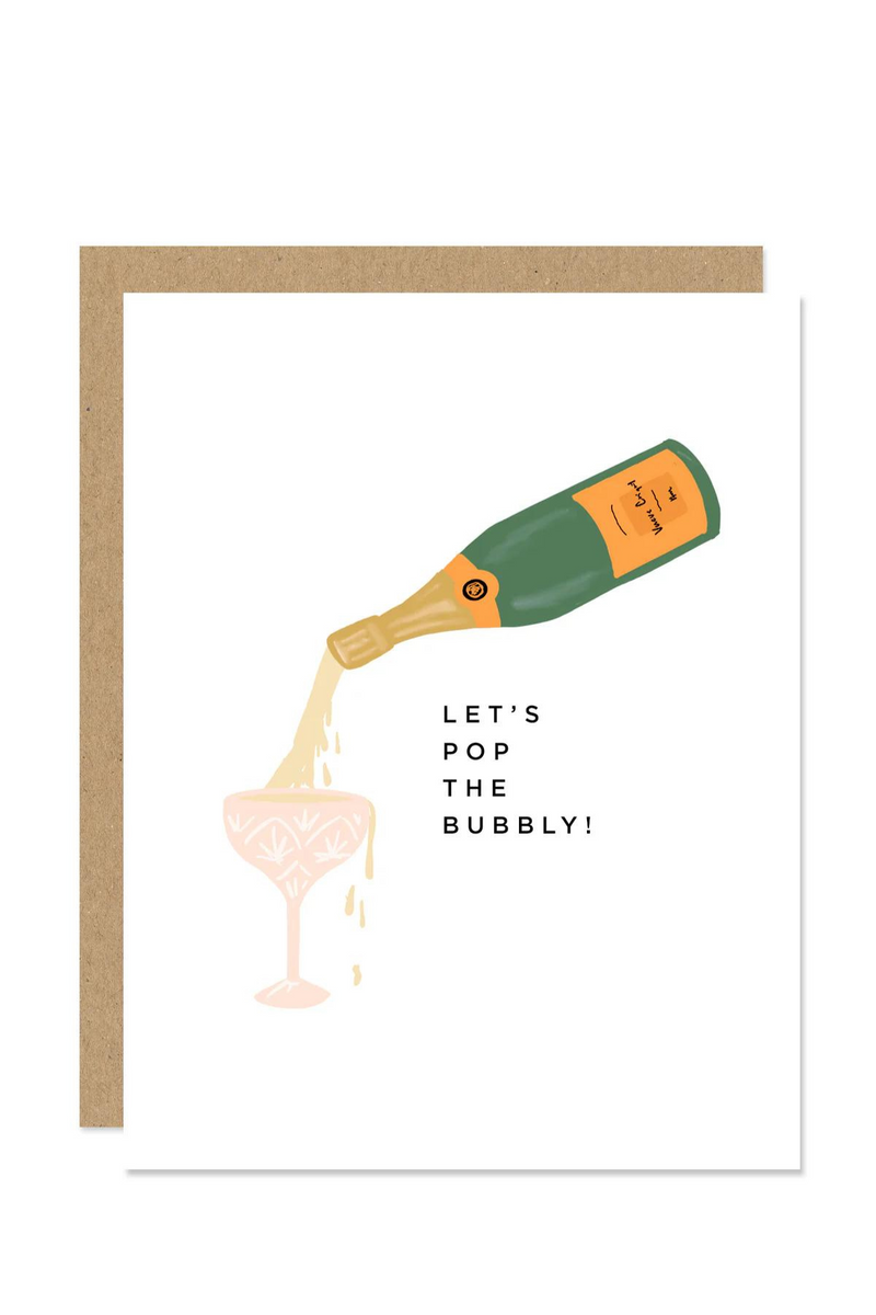 Let's Pop The Bubbly Card