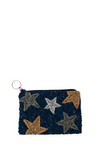 Stars Beaded Coin Purse