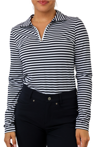 Lohla Sport The Malak Striped Long Sleeve Top