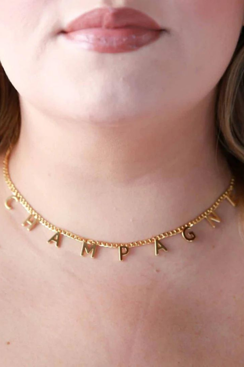 Champagne Necklace