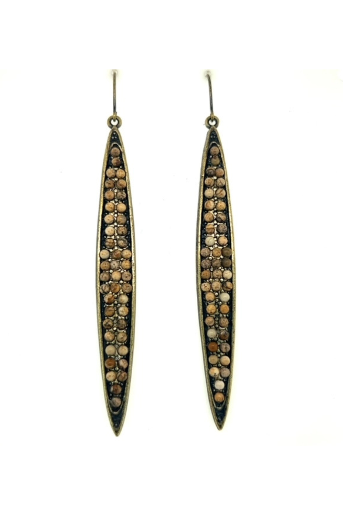 Elongated Leaf Earrings