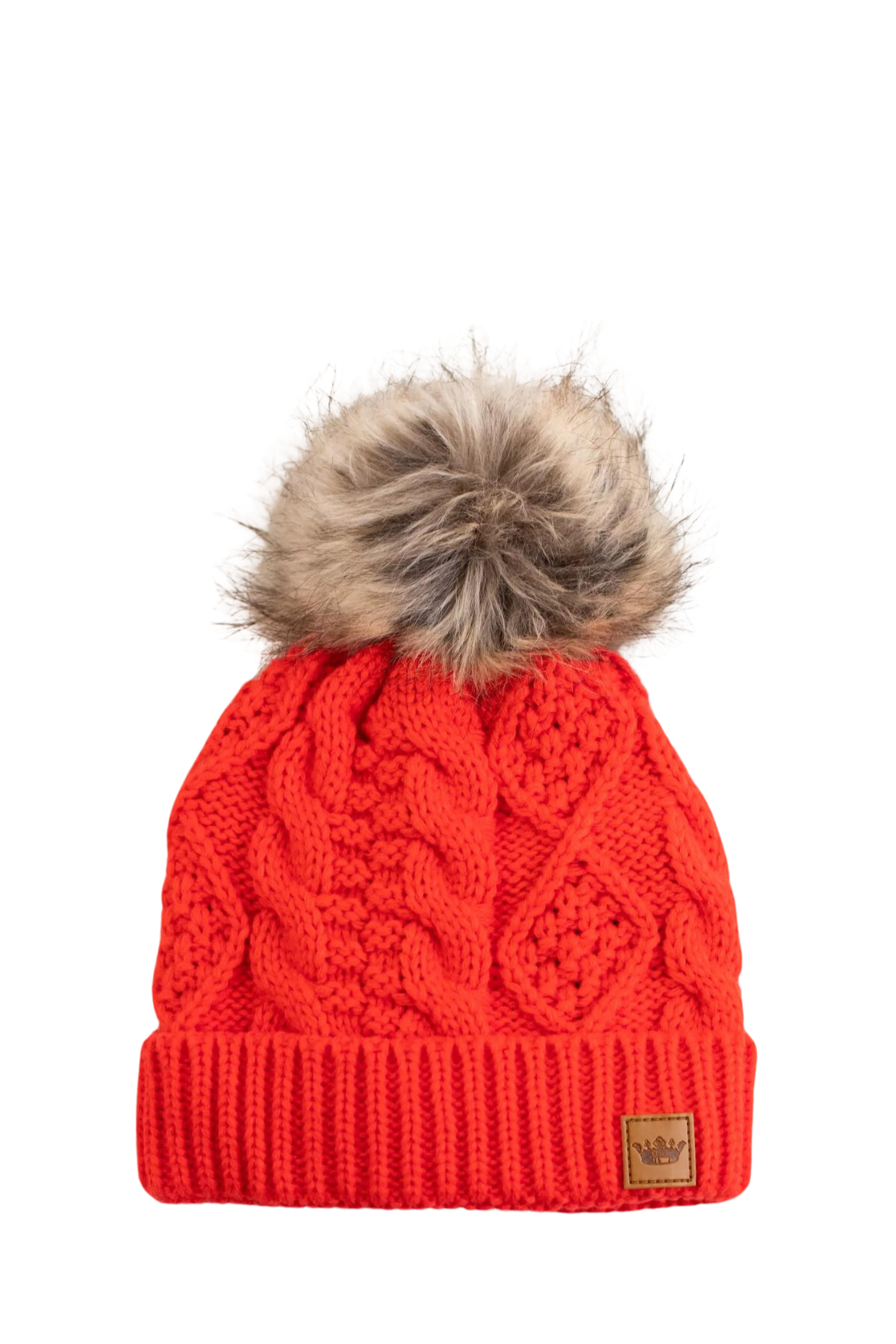 Cable Knit Pom Hat