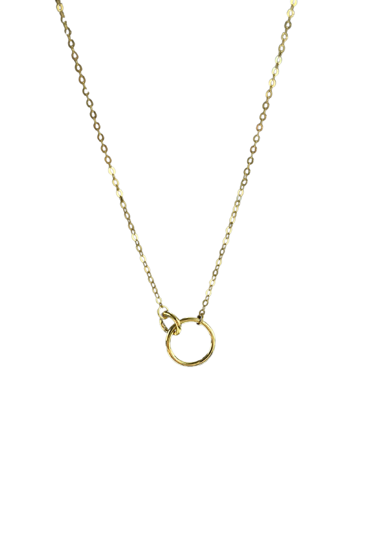 PG Designs Interlock Hoop Necklace