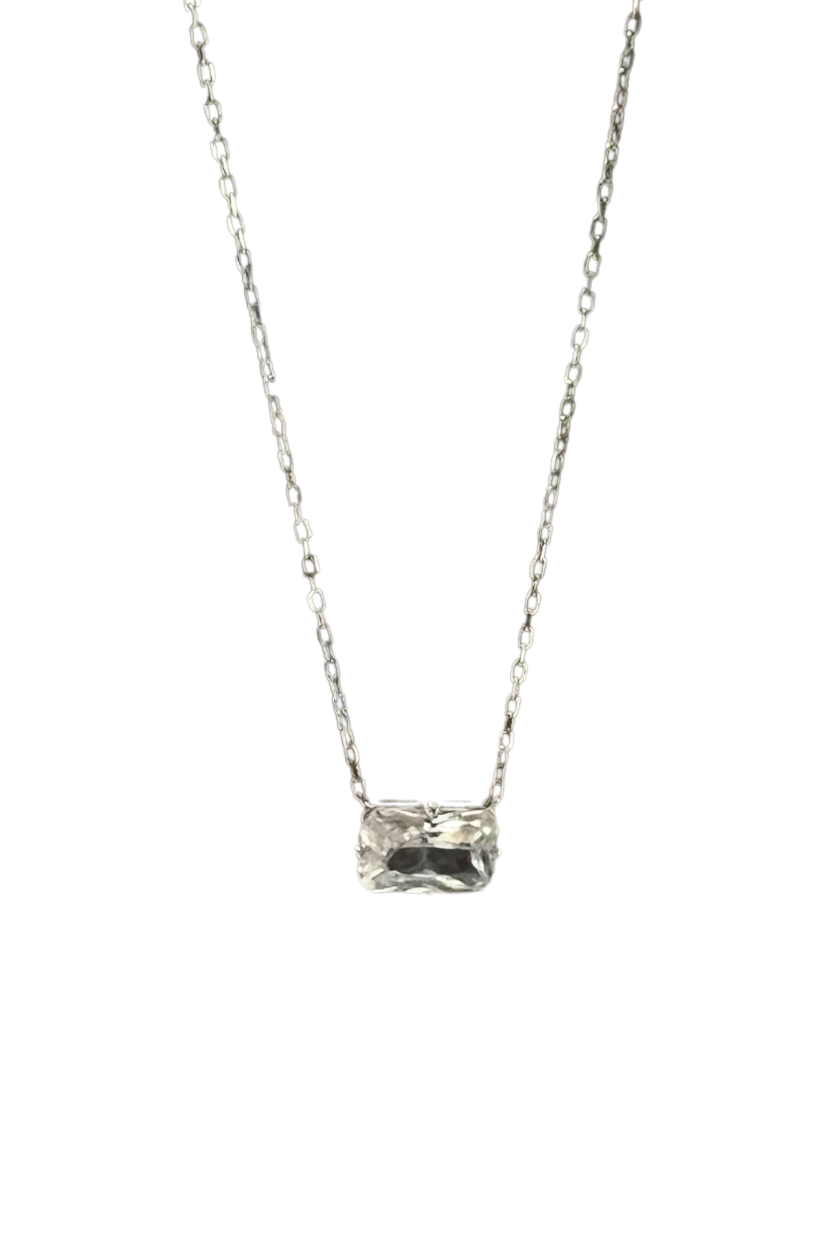 PG Designs Rectangle CZ Necklace