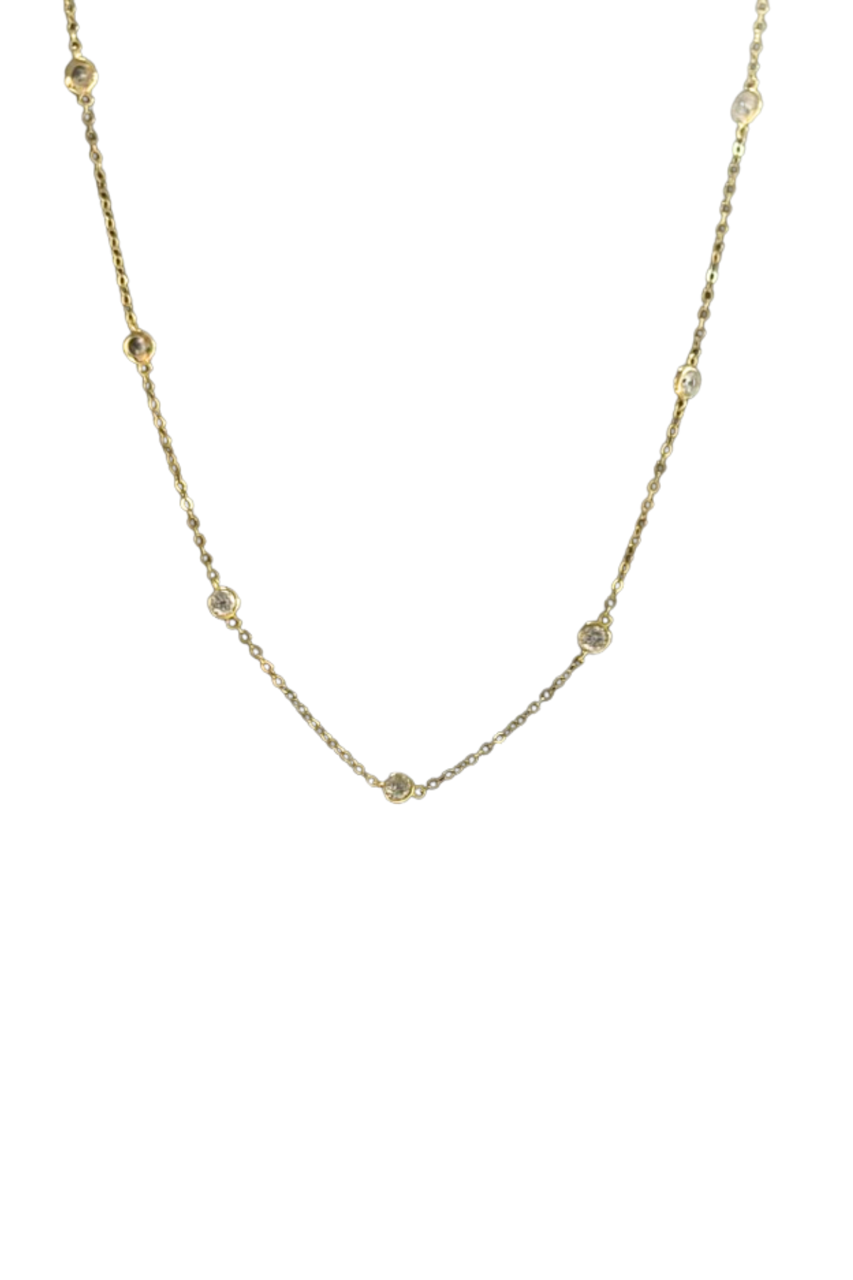 PG Designs Simple Diamond Chain Necklace