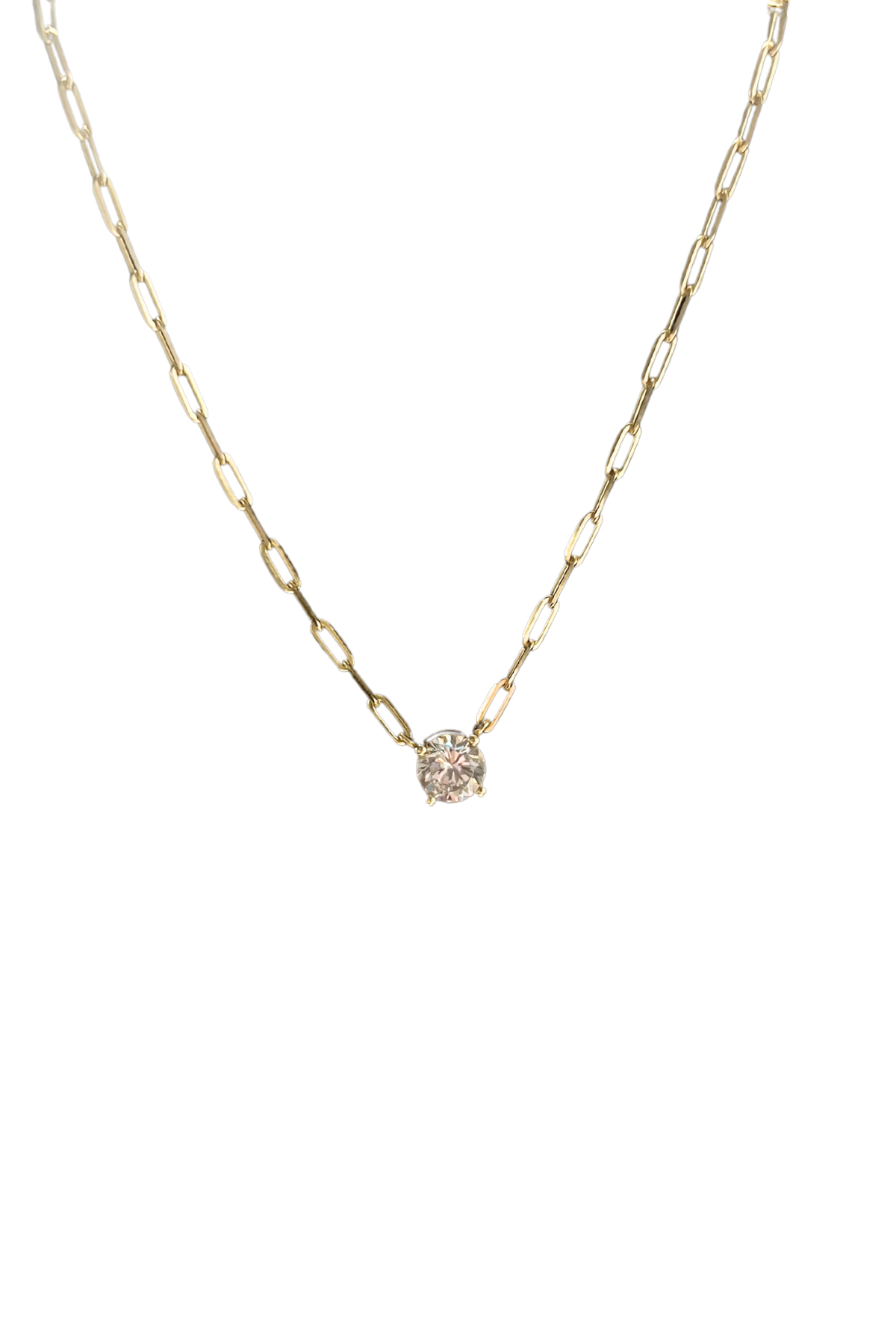 PG Designs Solitaire CZ Necklace