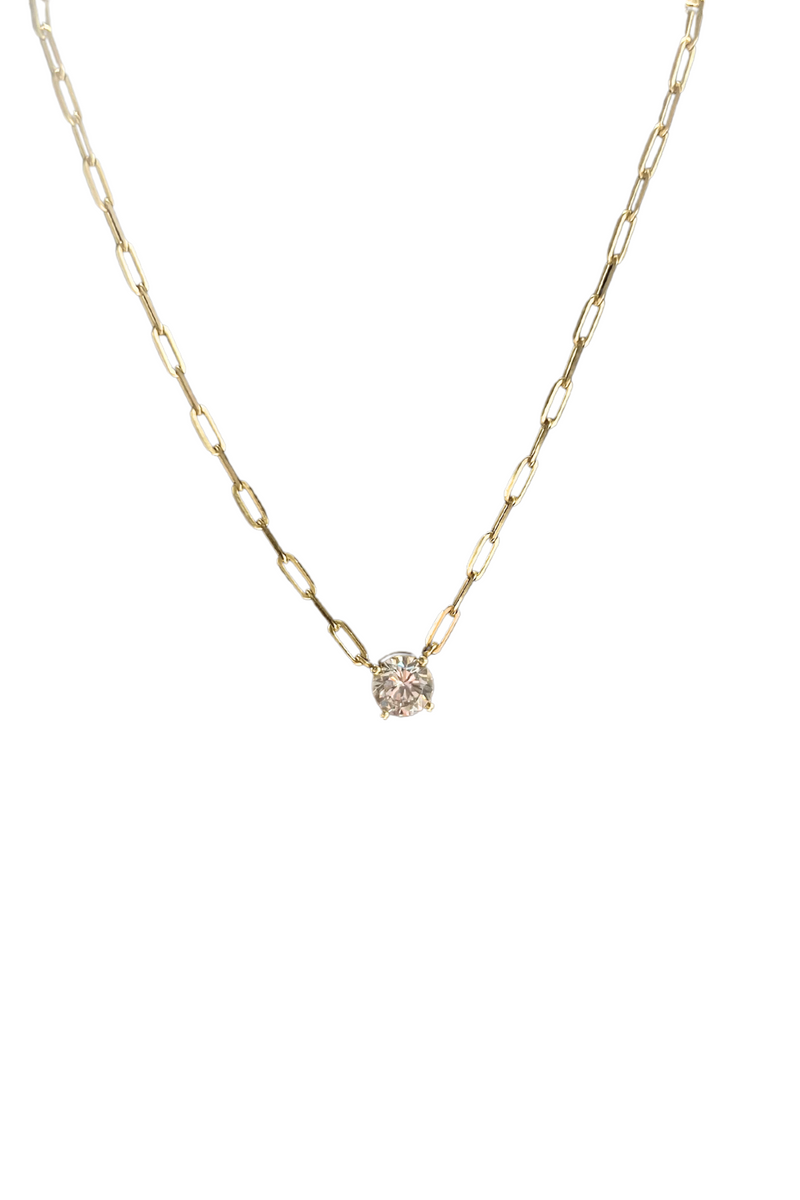 PG Designs Solitaire Diamond Necklace