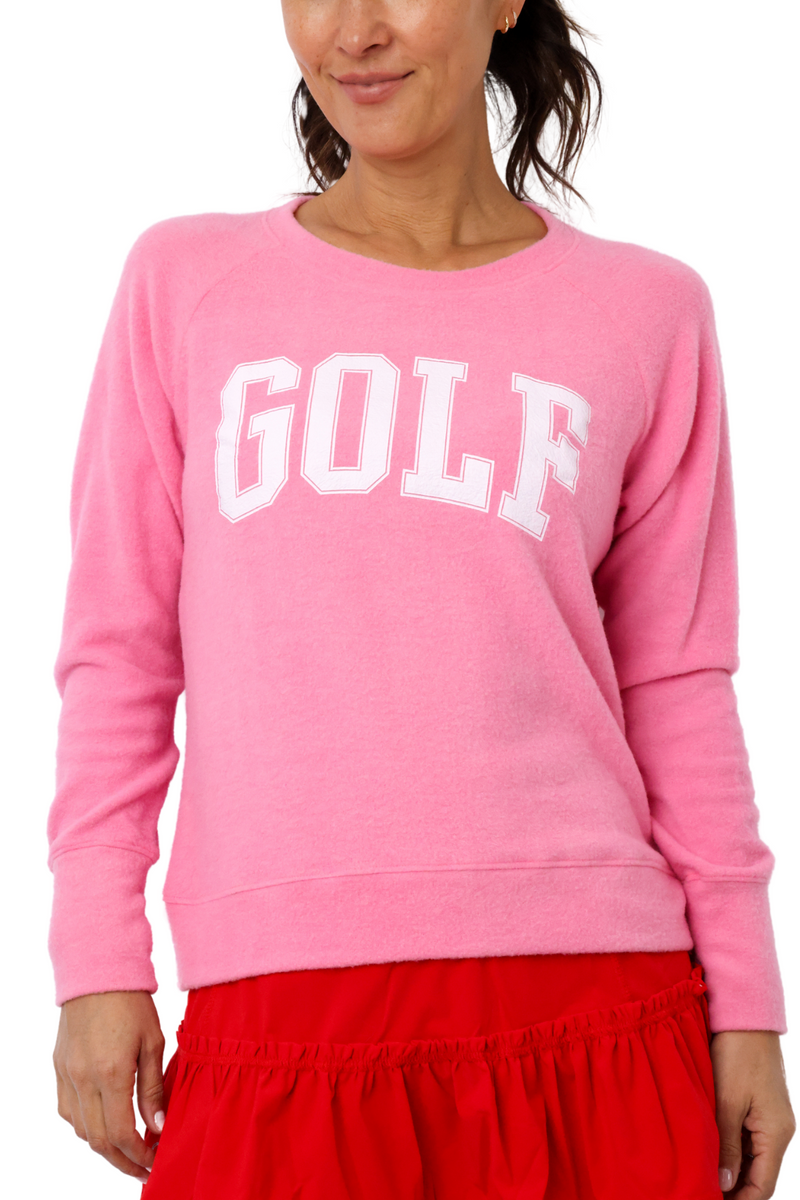 Golf Lightweight Brushed Fleece Pullover Top