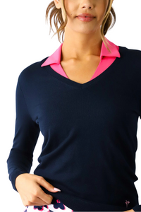 Golftini Stretch V-Neck Sweater