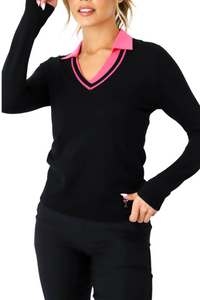 Golftini Stretch V-Neck Sweater