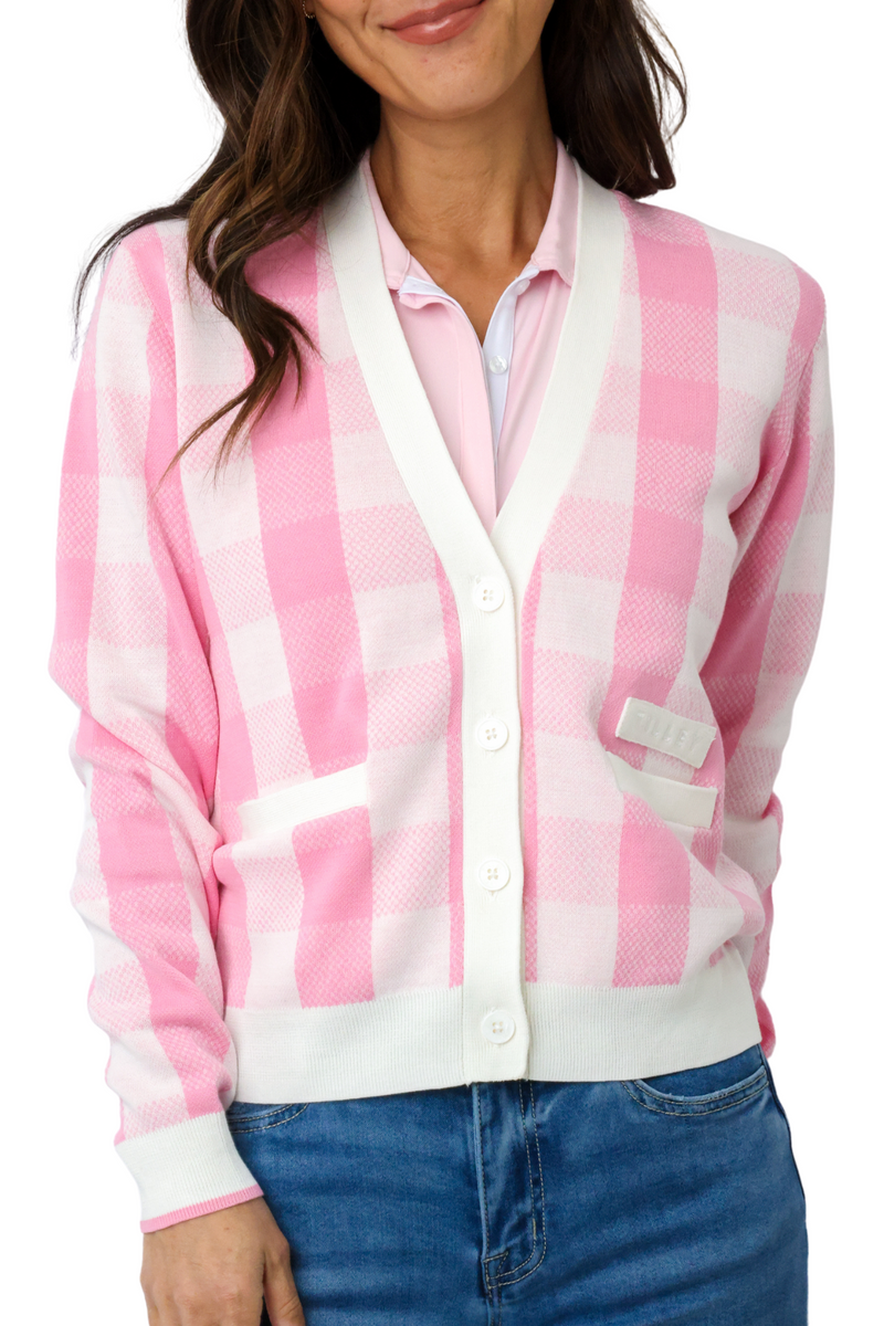 Tilley Gingham Cardigan