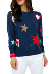 Zaket & Plover Hearts & Stars Sweater