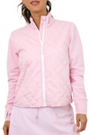 RLX Hybrid Quilted-Front Terry Zip Jacket