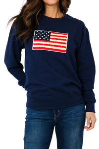 USA Flag Sweatshirt