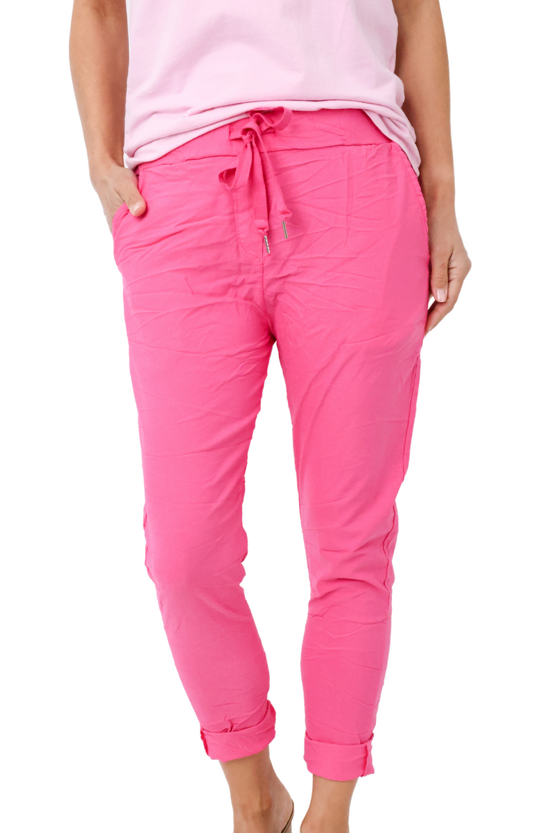 Venti6 Solid Crinkle Jogger