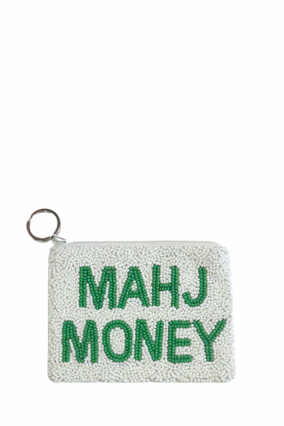 Mahj Money Beaded Coin Purse