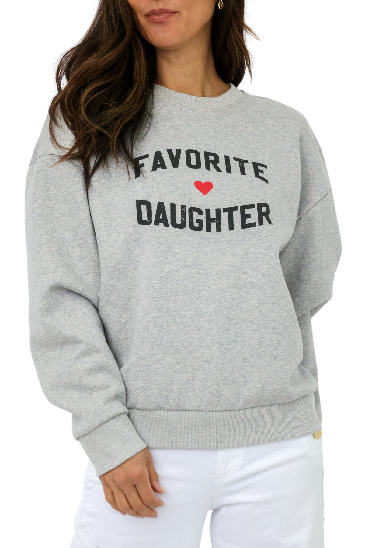 Favorite Daughter Heart Logo Sweatshirt