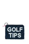 Golf Tips Beaded Coin Purse