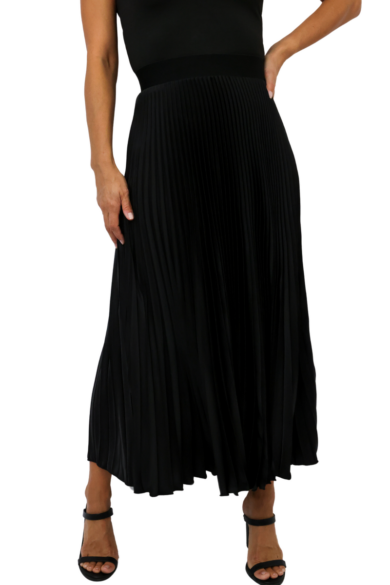 Loyd Ford Satin Midi Skirt