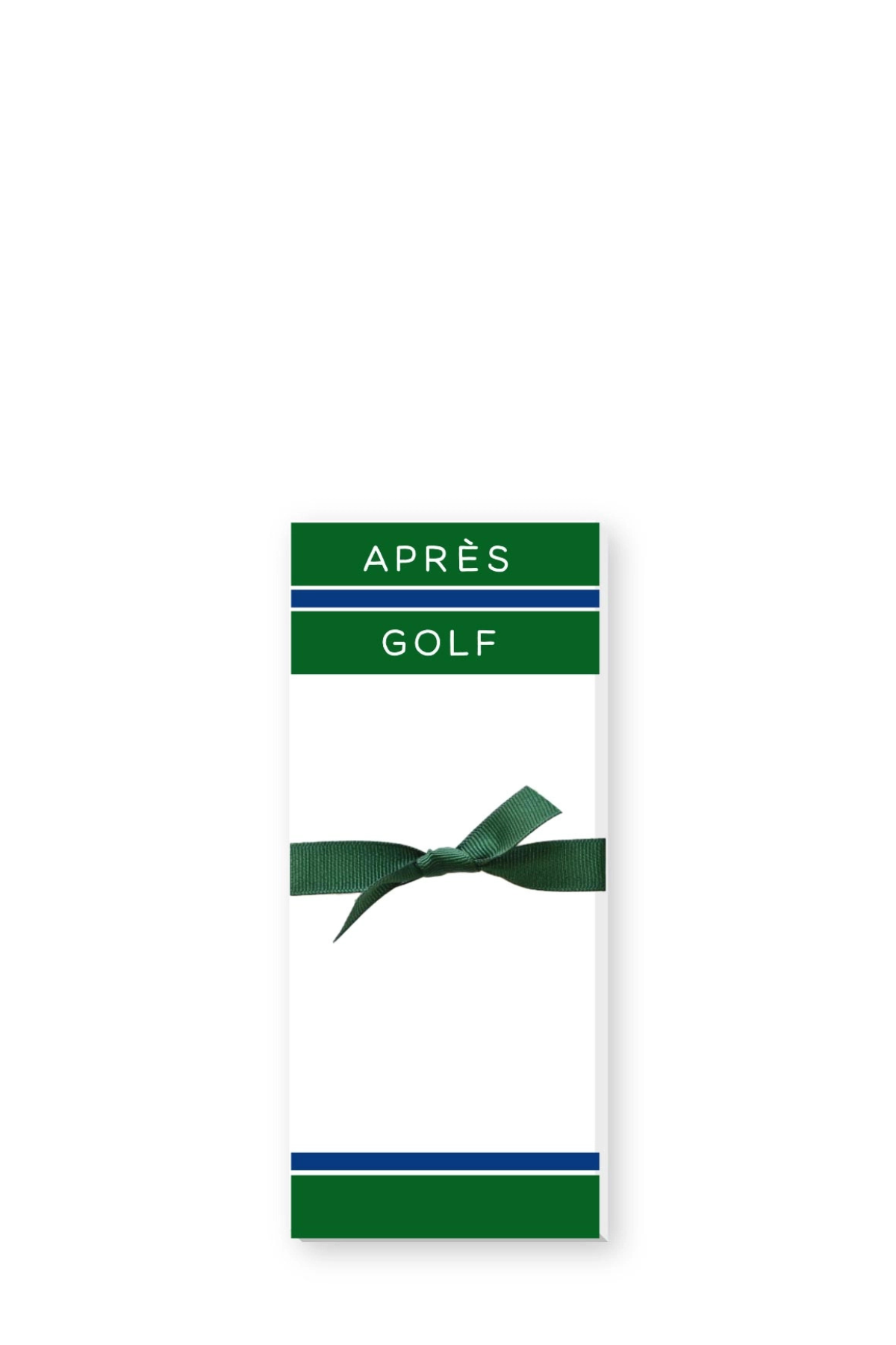 "Apres Golf" Skinnie Notepad