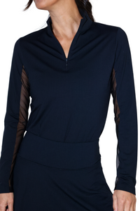 Long Sleeve Mock Neck Top