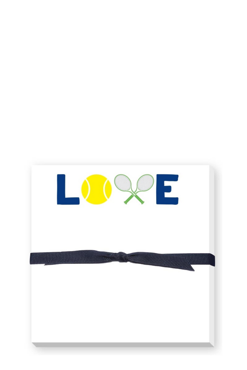 Love Tennis Chubbie Notepad