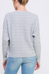 Allie Rose Cable Knit Sweater