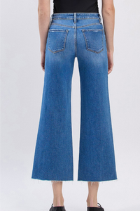 Vervet High Rise Twist Wide Leg Jeans