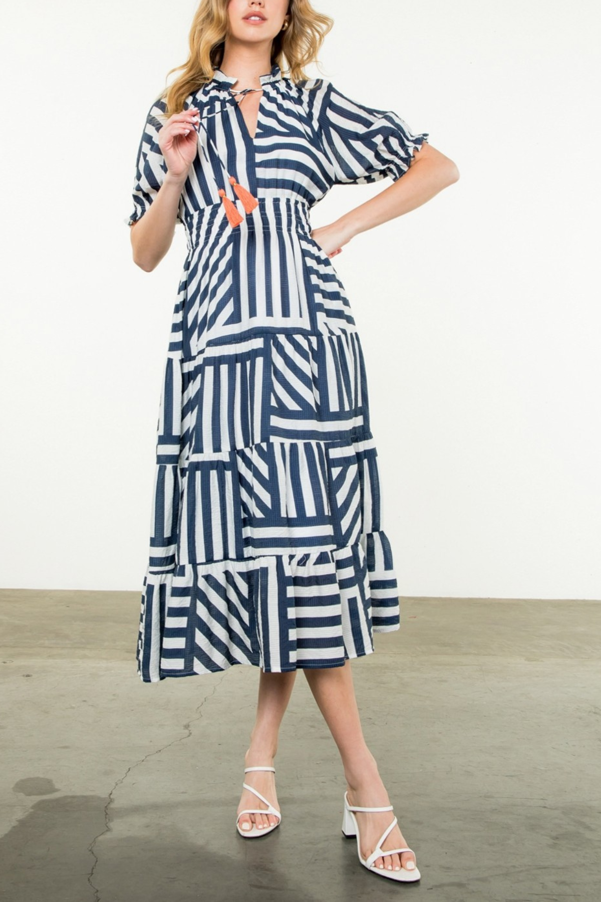 THML Puff Sleeve Dress