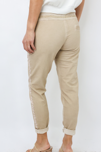 Venti6 Ribbon Crinkle Jogger