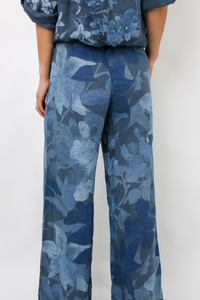 Venti6 Floral Wide Leg Pants