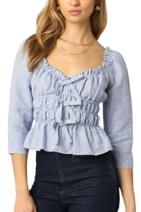 Abbie Ruffled Top