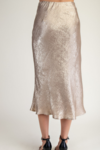 Shimmer Satin Skirt