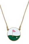 Hole in One Golf Necklace