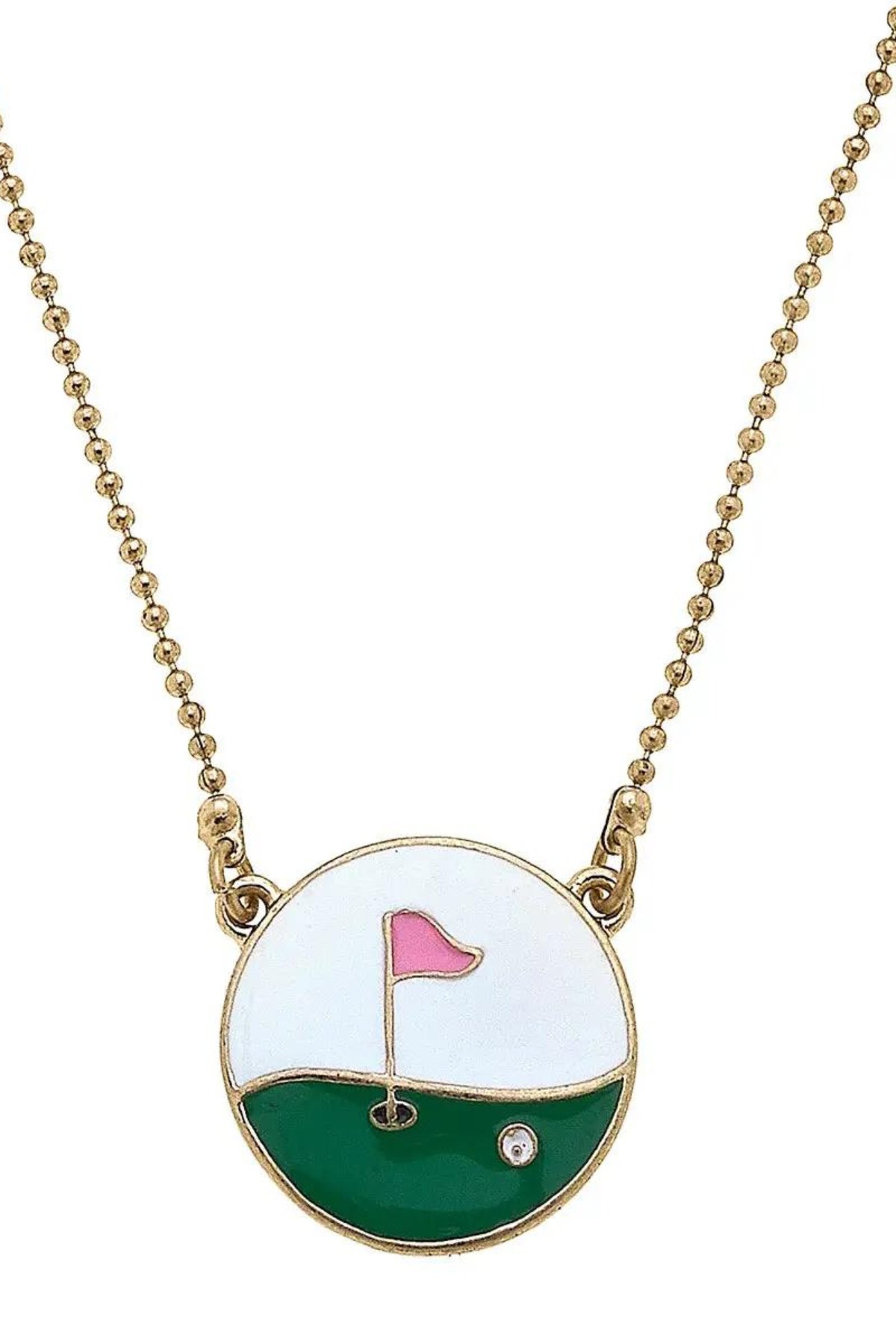 Hole in One Golf Necklace