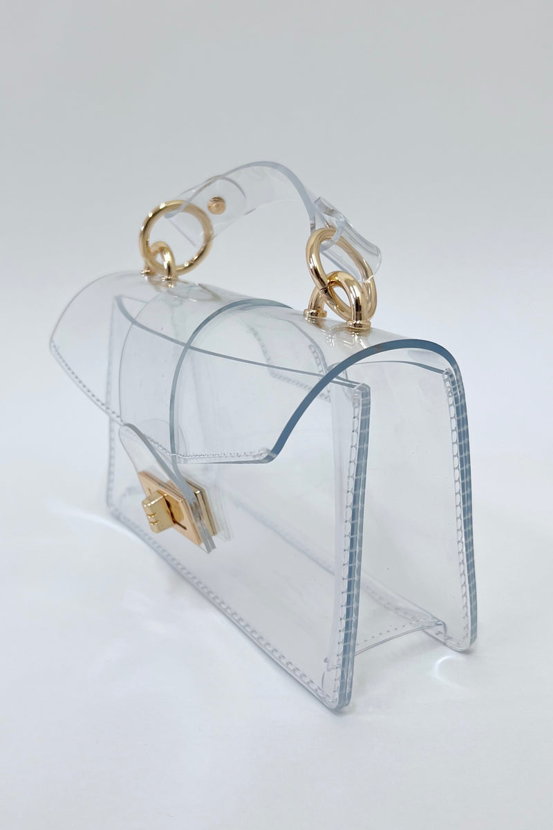 Transparent Top Handle Bag