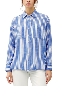 Lexi Striped Button Up Shirt