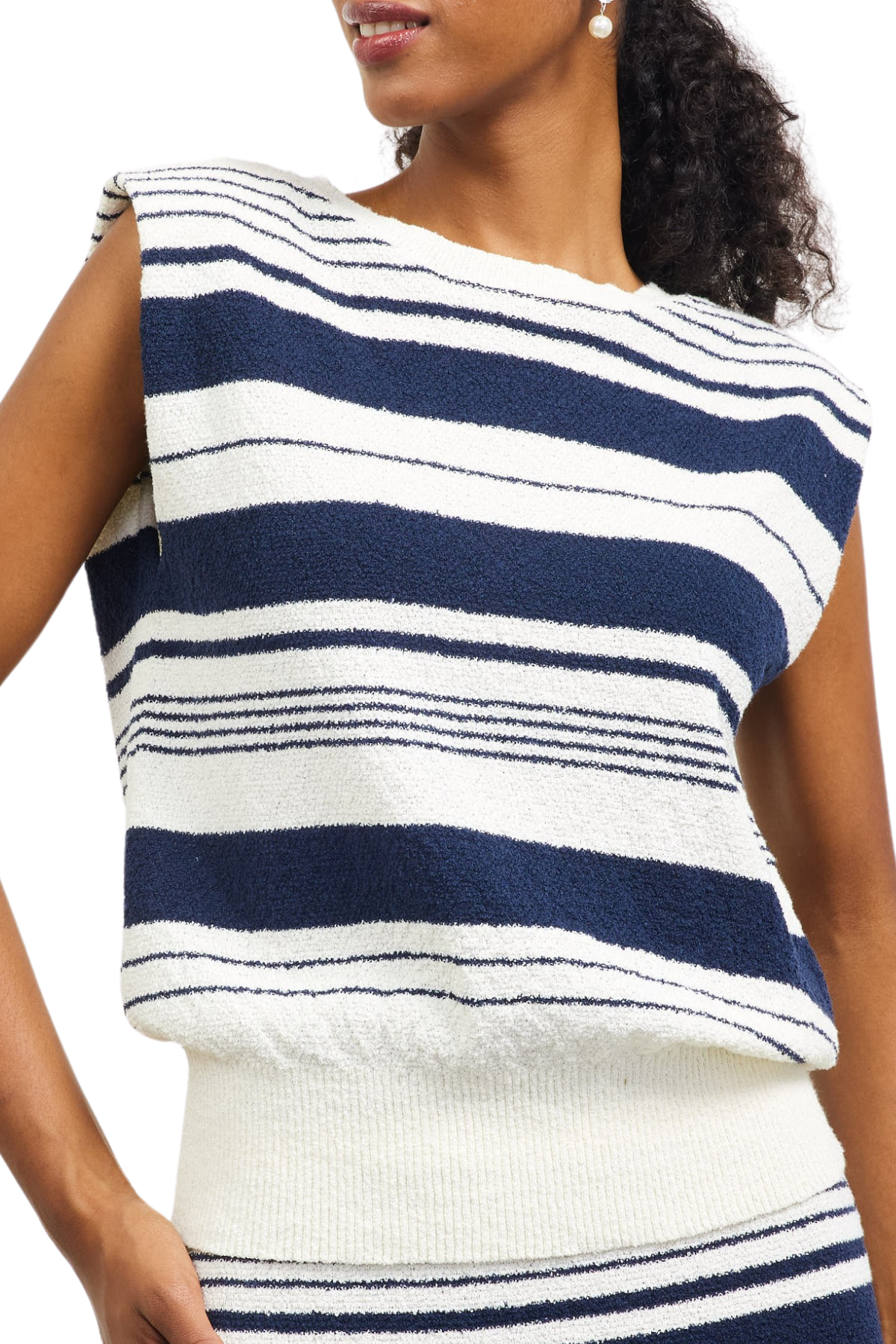 SRB Multi Stripe Knit Sleeveless Top