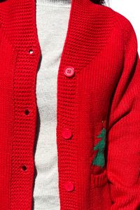 Varsity Christmas Cardigan