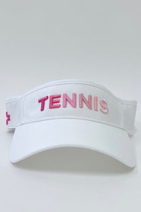 Tennis Visor with Puff Logo