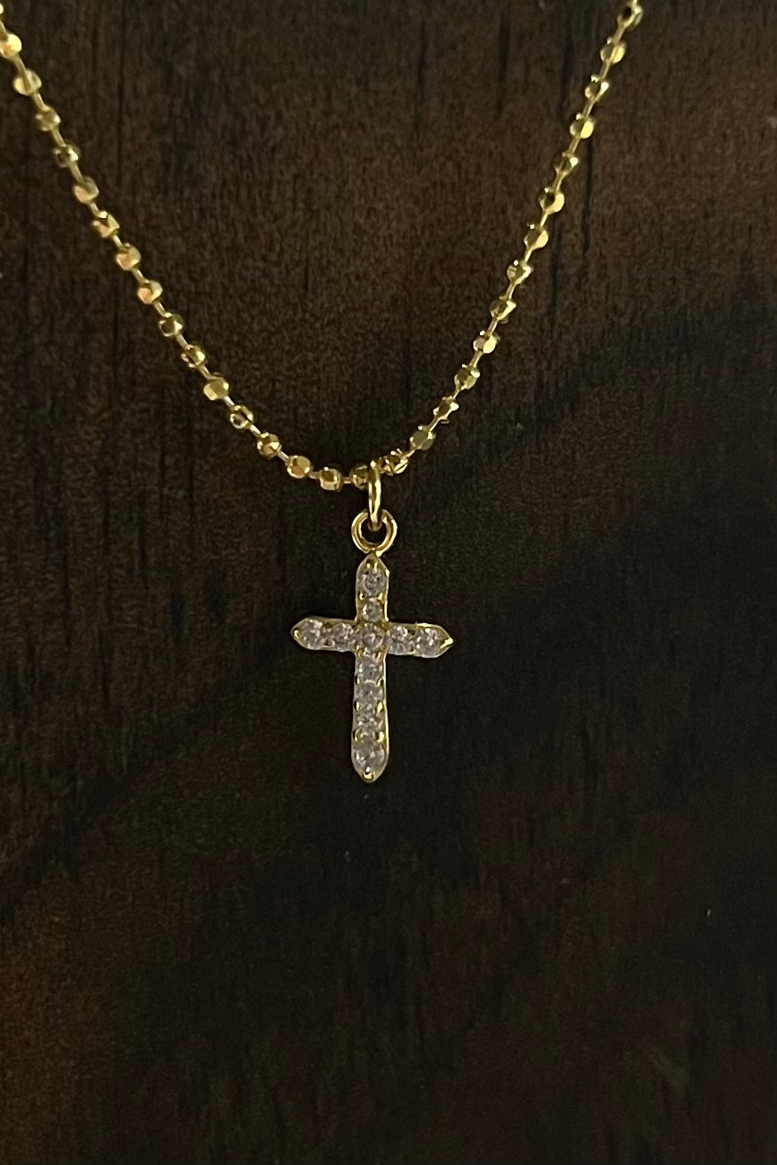 PG Designs Mini Cross Necklace