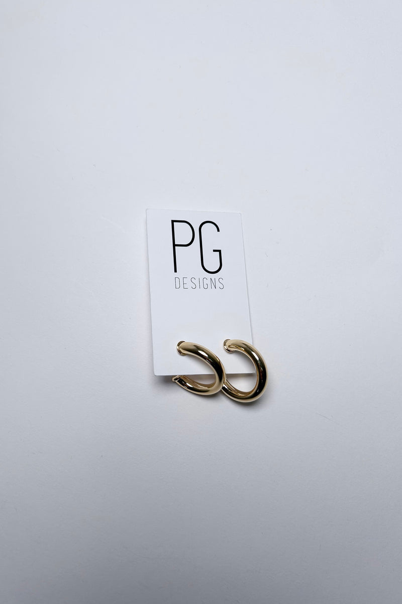 PG Designs Small Gold Hoops