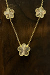 PG Designs Triple Radiant Flower Necklace