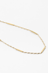 PG Designs Detailed Flat Cable Chain Necklace