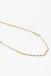 PG Designs Detailed Flat Cable Chain Necklace