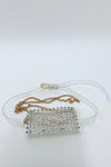 Rhinestone Transparent Belt Bag